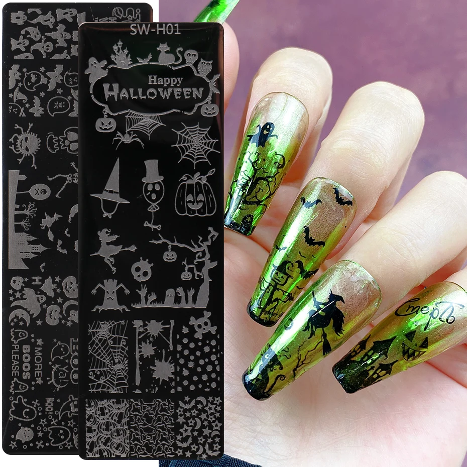 French Manicures 11 | Christmas Nail Stamping Plates | MoYou London