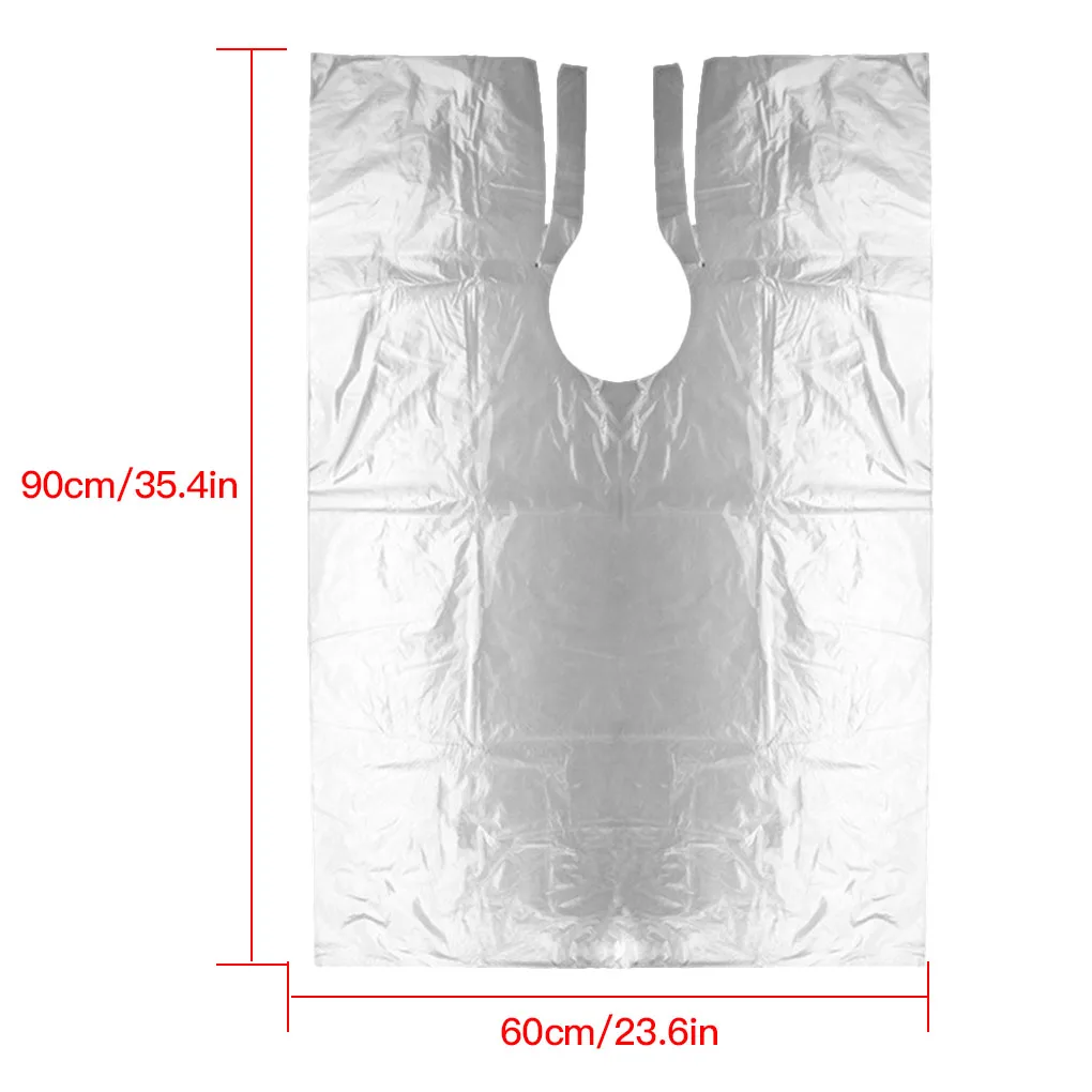 Lot de 100 à 300 Capes de Coiffure Jetables PE - Protection Barbier