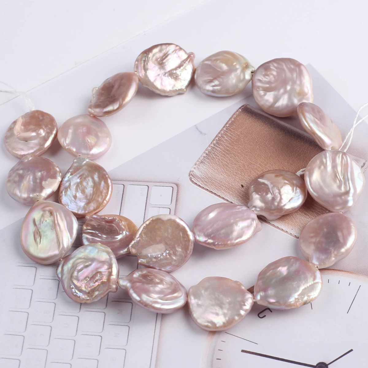 Natural Pearl Large Purple Piece Exquisite Shape Elegant Appearance for DIY Jewelry Making Handmade Bracelet Necklace