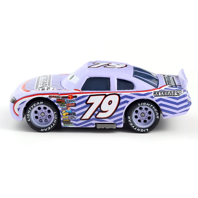 Disney Pixar Cars 2 3 Lightning McQueen Jackson Storm Doc Hudson Mater 1:55 Diecast Metal Alloy Model Car Boy Birthday Gift Toys 3