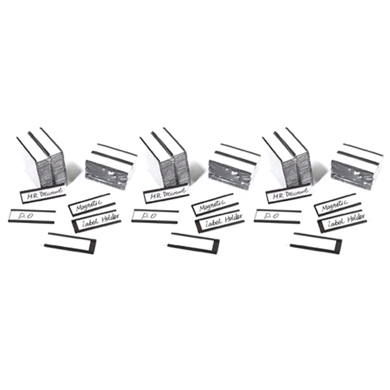 

90 шт. магнитных держателей для этикеток, держателей для знаков и билетов, держатели для Металлической Полки, держатели для этикеток, доски