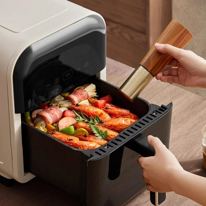 SUPOR 220V Air Fryer 5L Household Large Capacity 1450W Visual Without Turning Oil-free Fryer Home French Fries Machine 5