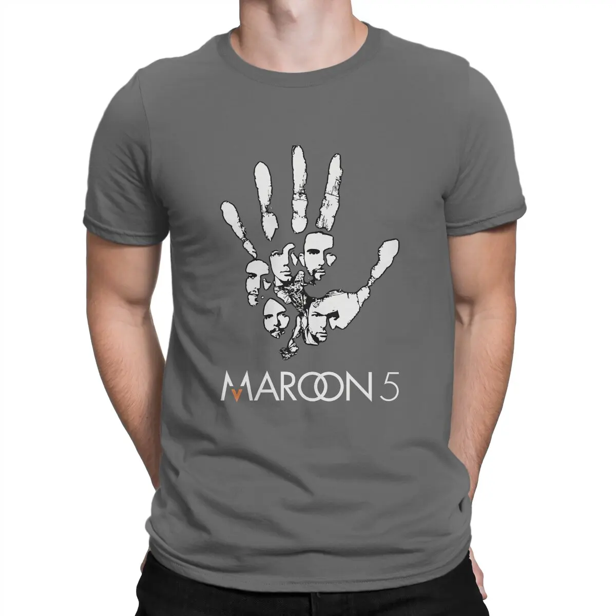 thumbnail image 1 of Camisetas de azúcar para hombre, divertidas camisetas de algodón de Maroon 5, camisetas de cuello redondo y manga corta, camisetas estampadas., 1 of 7