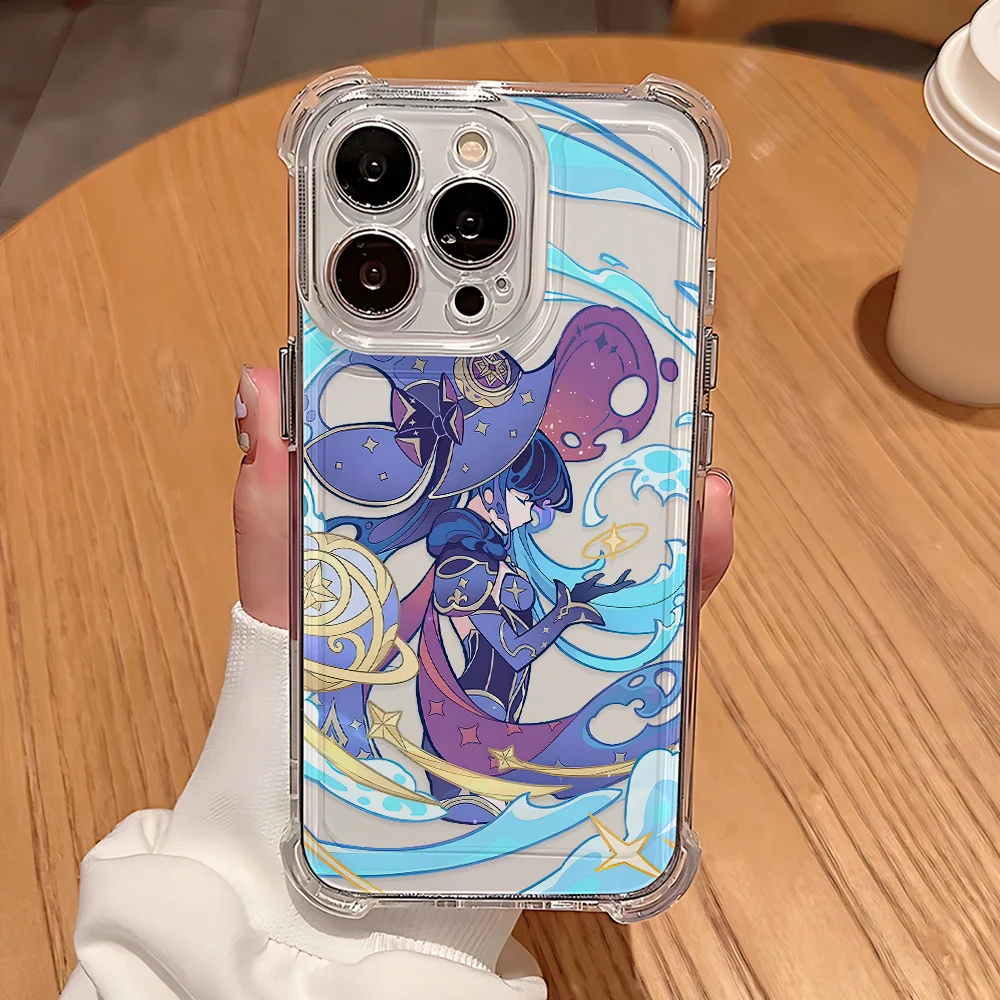 Genshin Impact Themed Protective Phone Case - Durable Fall Cover