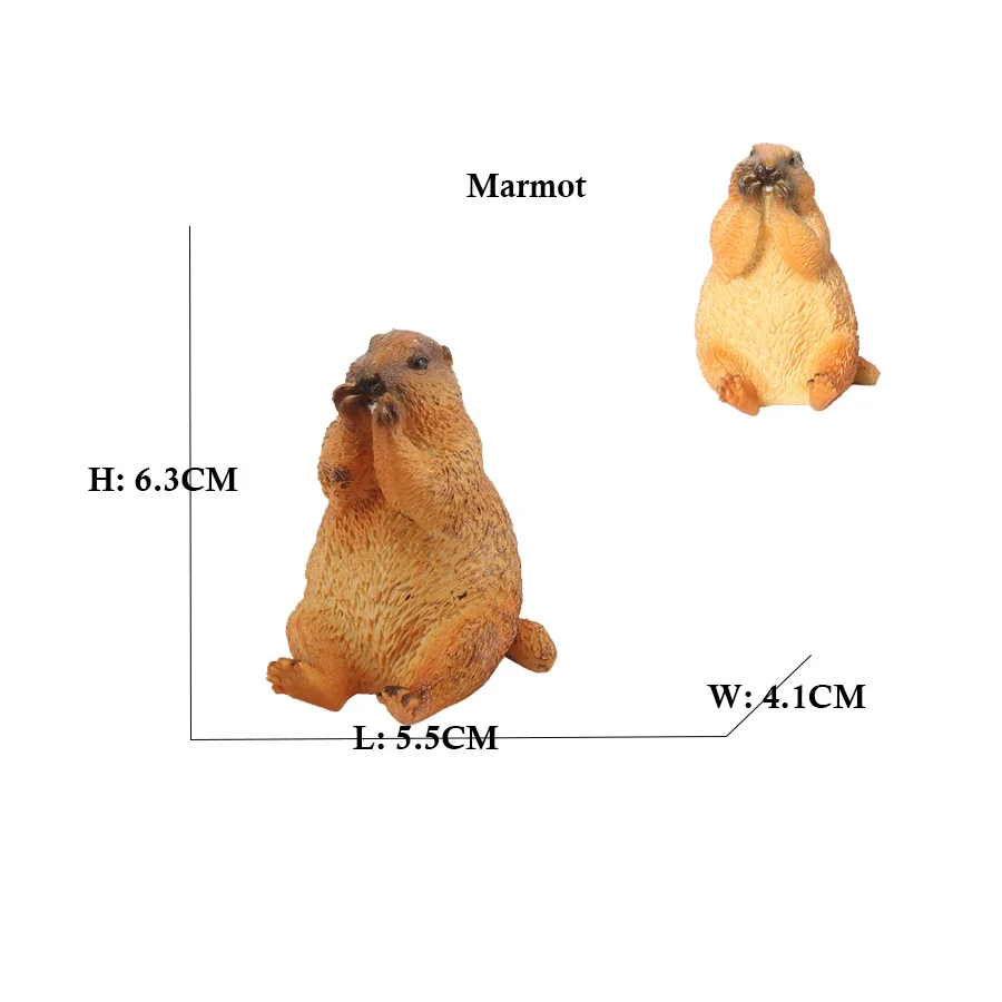 Capibara Wildlife Plastic Animal Figurines - Collectible Toy