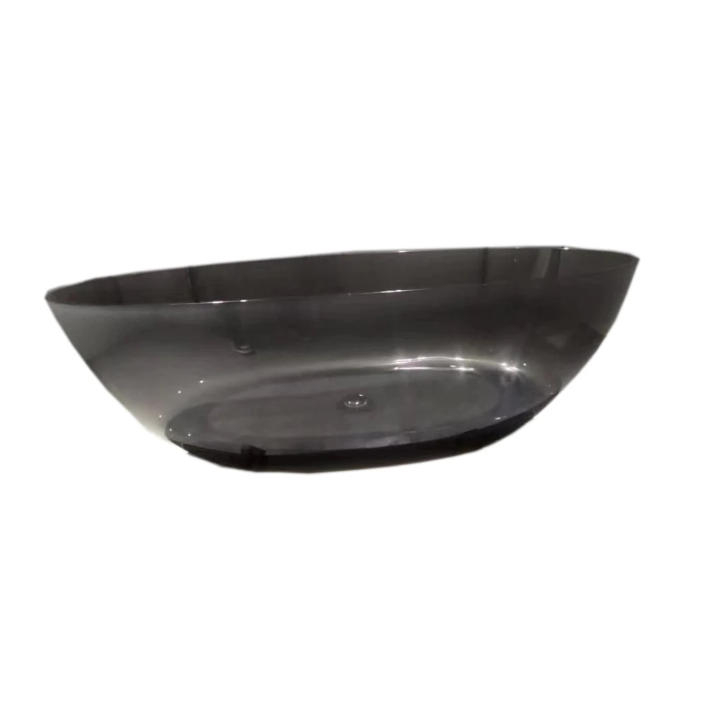 1700x750x550mm New Design Resin Freestanding Bathtub Online Celebrity Colored Transparent Muti-Sized Tub RS1004
