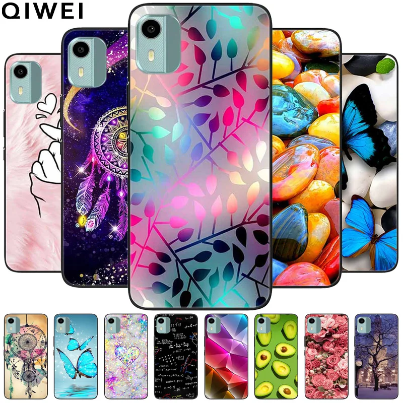 Per Nokia C110 4G Custodia 2023 Fashion Tpu Silicone Soft Phone Cover Per Nokia C110 C 110 Custodie Protettive Cartoon Painted Coques