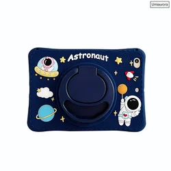 Kids' Cartoon Silicone Tablet Case with Stand, 11 - Inch for MatePad SE 10.4 inch (360 Astronaut)