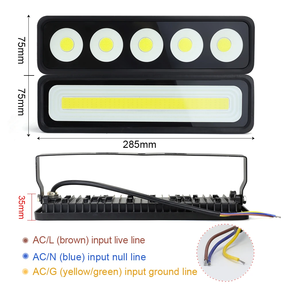 LED FloodLight 220V 50W Outdoor Lighting Reflector Spotlight Street Light Wall Lamp IP65 Waterproof Outdoor Garden Lighting