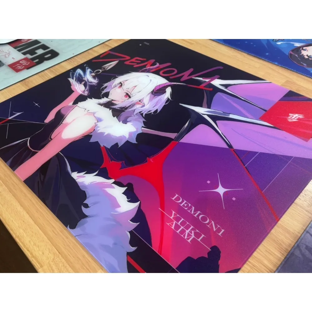 Yuki Aim x Demon1 Glass Gaming Mouse Pad Reproduced Upgrade