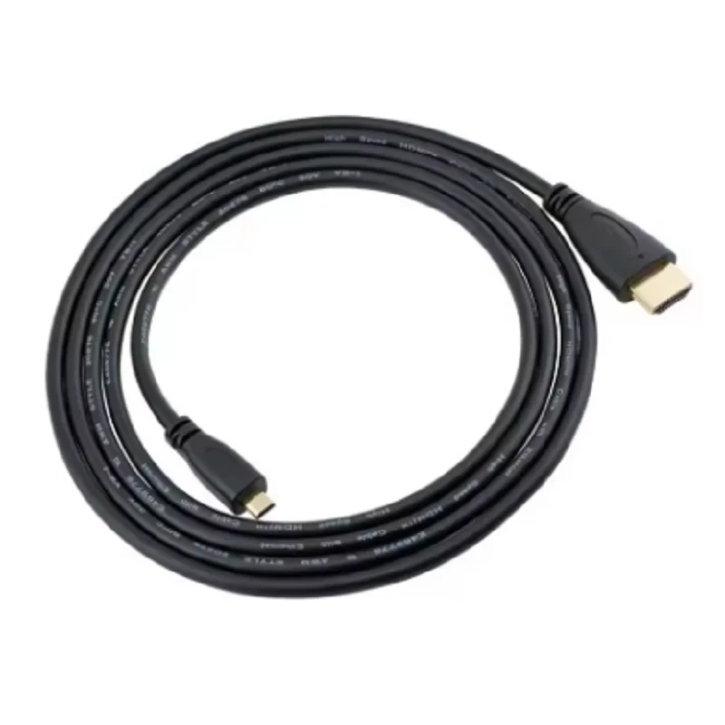 Premium Micro HDMI to HDMI Audio Video Cable - High-Speed V1.4, Supports 1080p & 1440p Resolutions