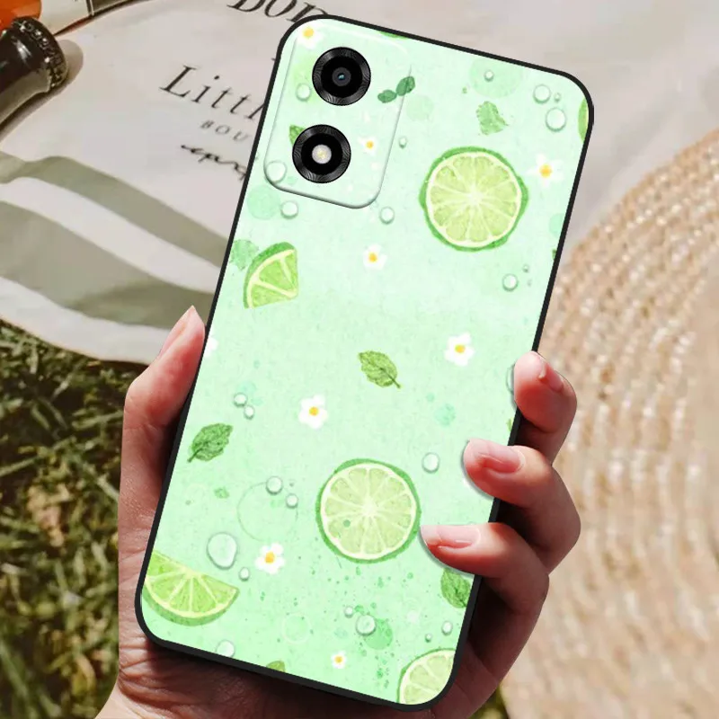 Artistic Wolf and Lion Shockproof Soft TPU Phone Case