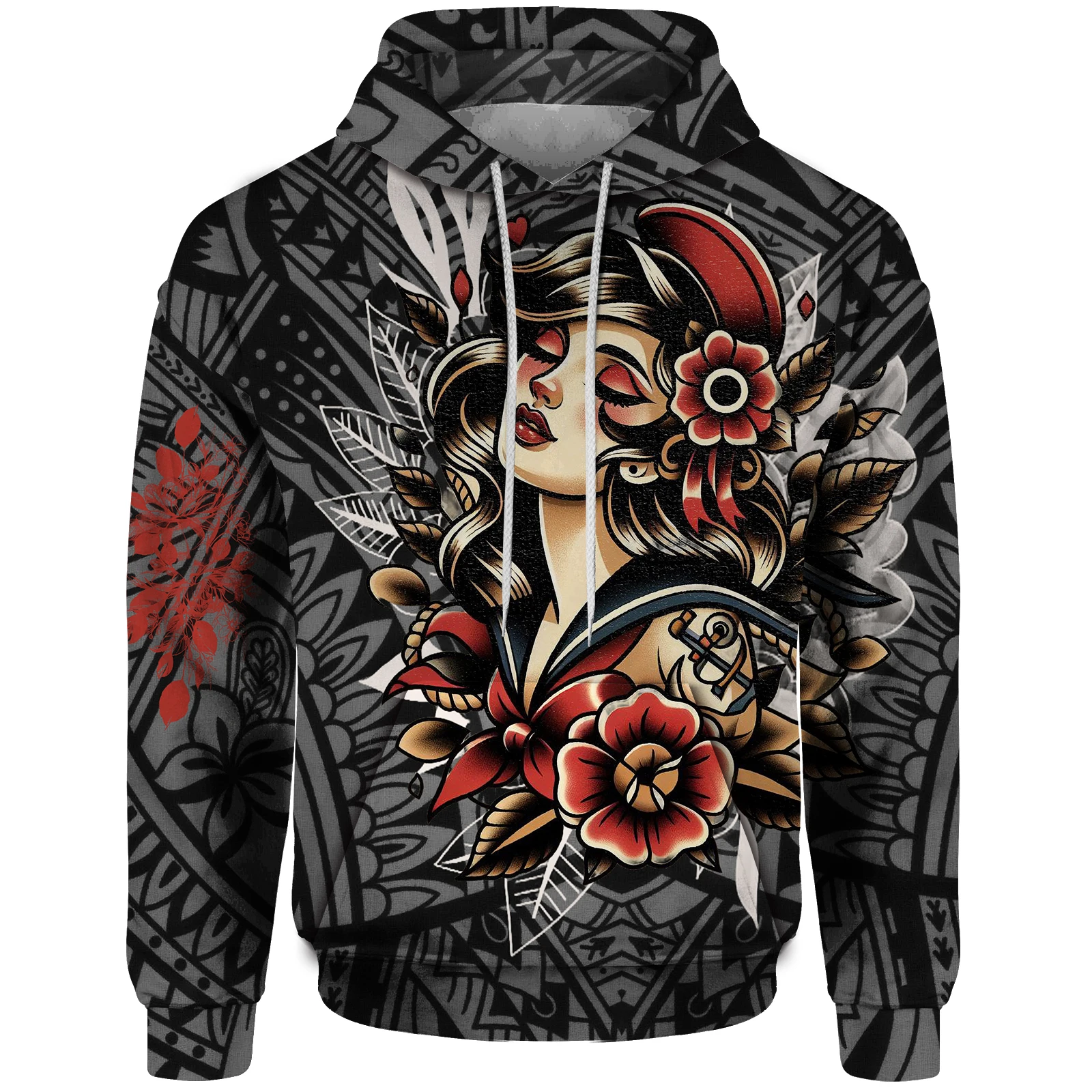thumbnail image 1 of Sudadera con capucha de Diosa para hombre, ropa Y2k genial, sudaderas con capucha con impresión 3D para hombre, moda de bruja, duraderas, nuevas sudaderas con capucha y jerséis, 1 of 4