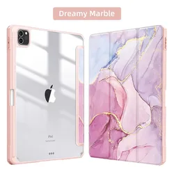 Premium Protective Case for iPad - Sleek and Versatile Design (Dreamy Marble)