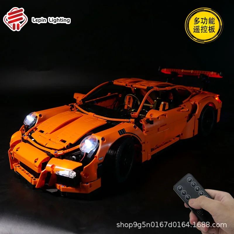 

Совместим с 42056 эксклюзивными красочными светодиодными лампами Porsche, аксессуары для группы USB, игрушки-конструкторы