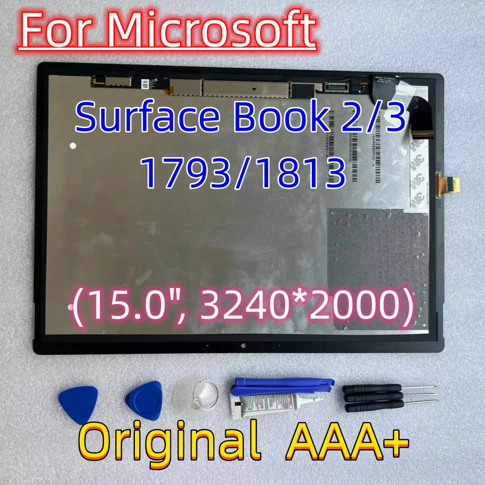 Aaa + Originale Per Microsoft Surface Book 2 3 1793 1813 Display Lcd Touch Screen Digitizer Assembly Per Surface Book 2 3 Display