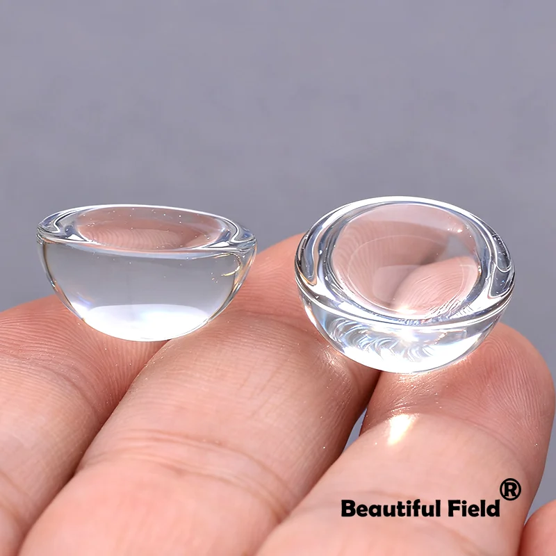 8–25 mm Klarglas-Cabochons, blanko, rund, Set, DIY-Schmuckzubehör, Fassungen, Steine, transparent, Halbkugel, Halbkugel