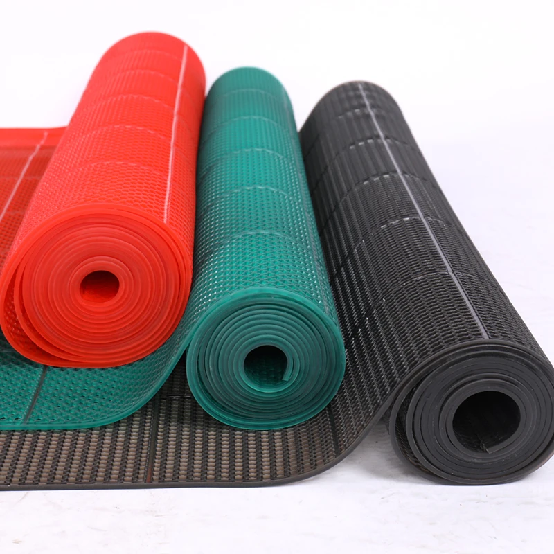 Bathroom PVC floor mat carpet with hollow design