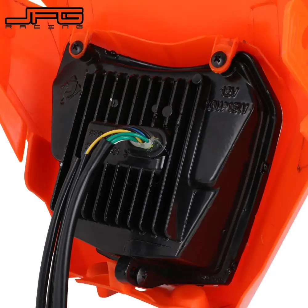 「KTM EXC/XC/SX系 150〜530cc LEDヘッドランプ」 LED Headlight For KTM SX XC EXC XC-W SX-F XCF-W 125 150 250