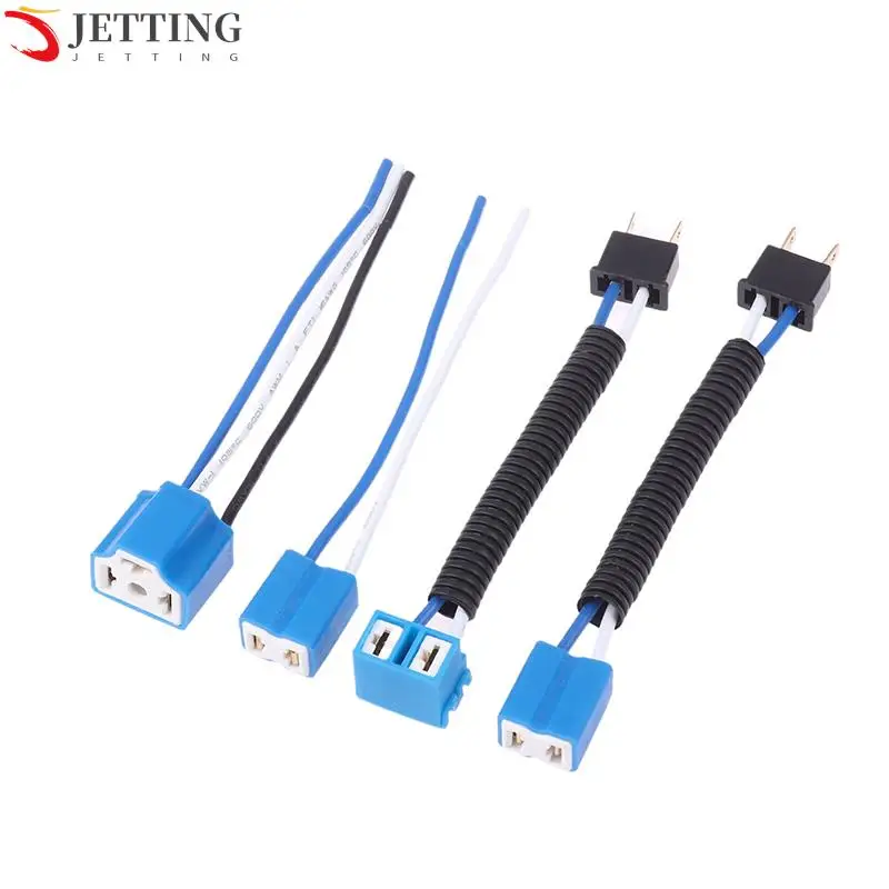 H7-H4-Car-Truck-Female-Male-Ceramic-Headlight-Extension-Connector-Plug ...
