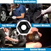 10/13Pcs Impact Damaged Bolt Nut Screw Remover Extractor Socket Tool Kit Removal Set Bolt Nut Screw Removal Socket Wrench 5