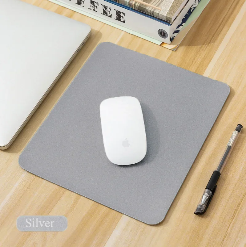 Compact PU Leather Non-Slip Gaming Mouse Pad - Waterproof & Easy to Clean
