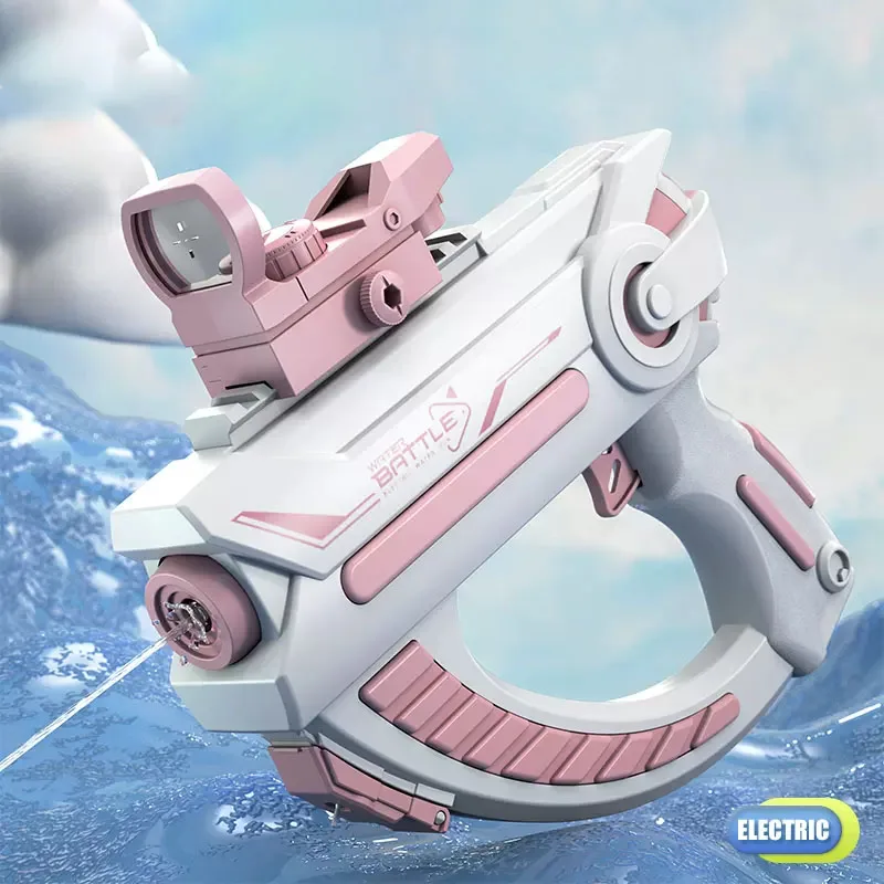 Electric Water Gun Children's Summer Fully Automatic Continuous Rechargeable Space Splashing Toys for Boys Girls Birthday Gifts 3