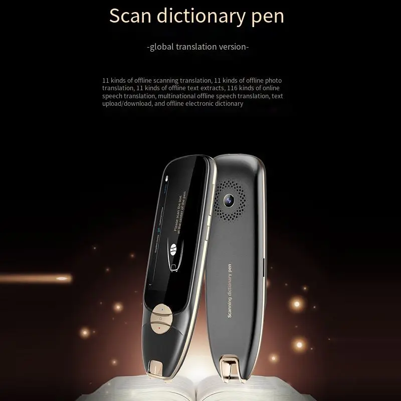 

2023 Portable 116 Languages Translator Pen Scanner Instant Text Scanning Reading Translator Device for Business Travel Abroad