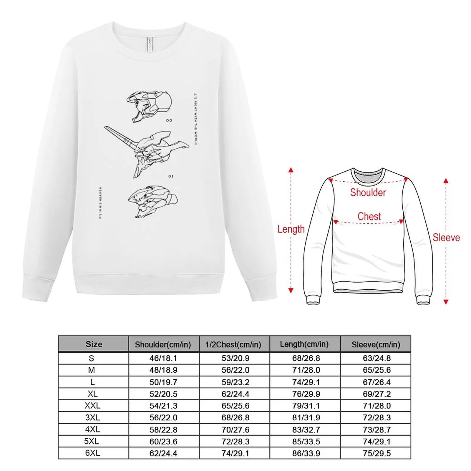 New Eva Units Sweatshirt hooded shirt men's autumn clothes oversize sweatshirt