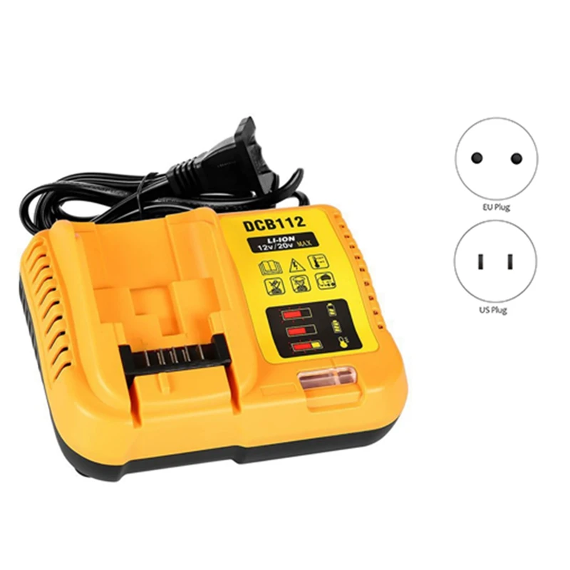 

Зарядное устройство DCB112 для Dewalt, 12 В, 20 в