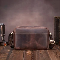 Nouveau Sac à Main de Luxe pour Homme 2026 – Sac Bandoulière Vintage en Cuir de Vache Véritable – Sac Messager en Cuir Naturel Authentique 2