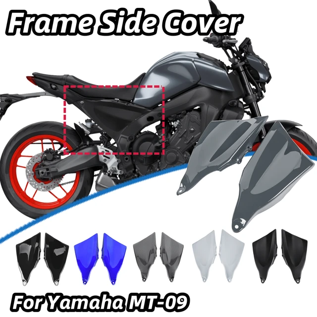 Mt 09 motorrad rahmen seiten abdeckung für yamaha mt09 sp für 2021 2022  2023 motorrad platte verkleidung schutz kit verkleidung zubehör - AliExpress