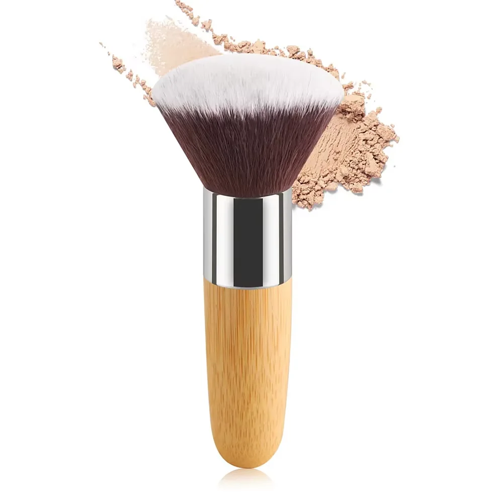 Pennelli per Trucco Professionali: Pennello Morbido per Fondotinta, Cipria, Correttore e Blush - Strumenti Cosmetici di Bellezza