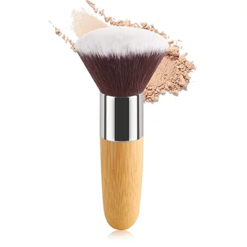 Pennelli per Trucco Professionali: Pennello Morbido per Fondotinta, Cipria, Correttore e Blush - Strumenti Cosmetici di Bellezza