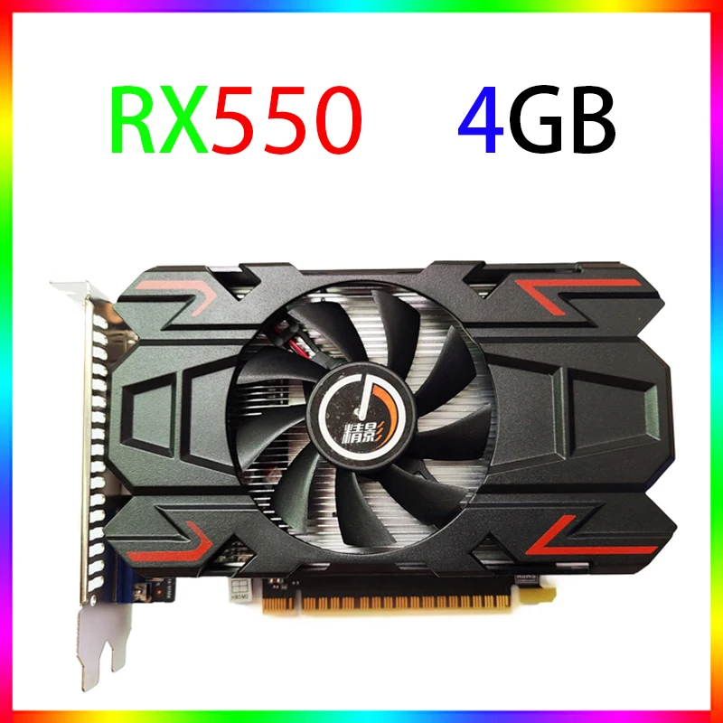 

RX 550 4gb graphic card gpu gamer graphics cards RX550 4gb video card for pc RX 550 4gb 4 gb gaming graphics cards