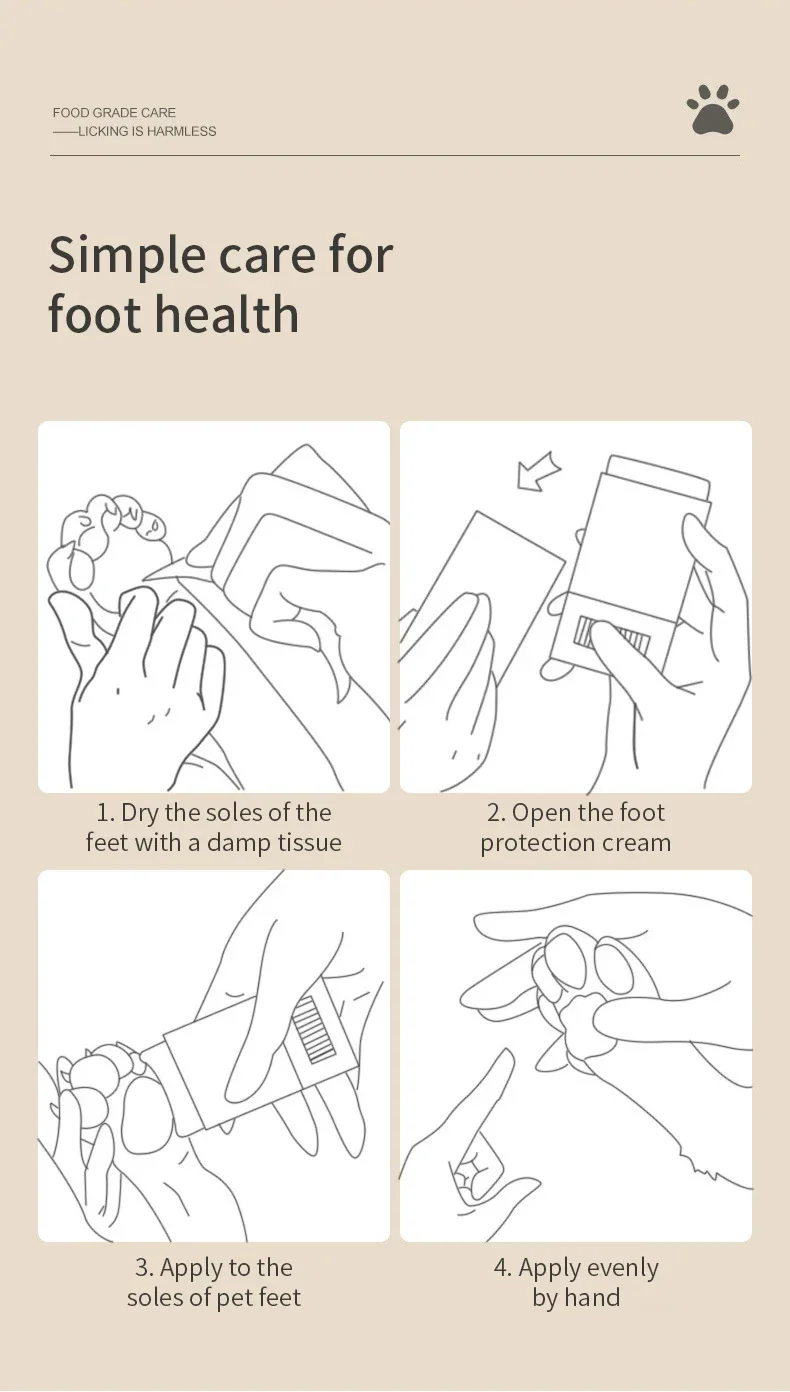 Pet Dog Foot Moisturizing Dog Paw Cream Household Paw Cream Cat Paw Cream Cat and Dog Care Supplies Home Care Winter Paw Cream 6