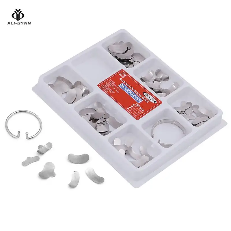 100Pcs/Pack Dental Metal Matrices Dental Metal Matrices