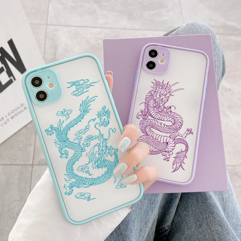 Dragon Design Fashion Phone Case - Stylish Hard PC Back Cover