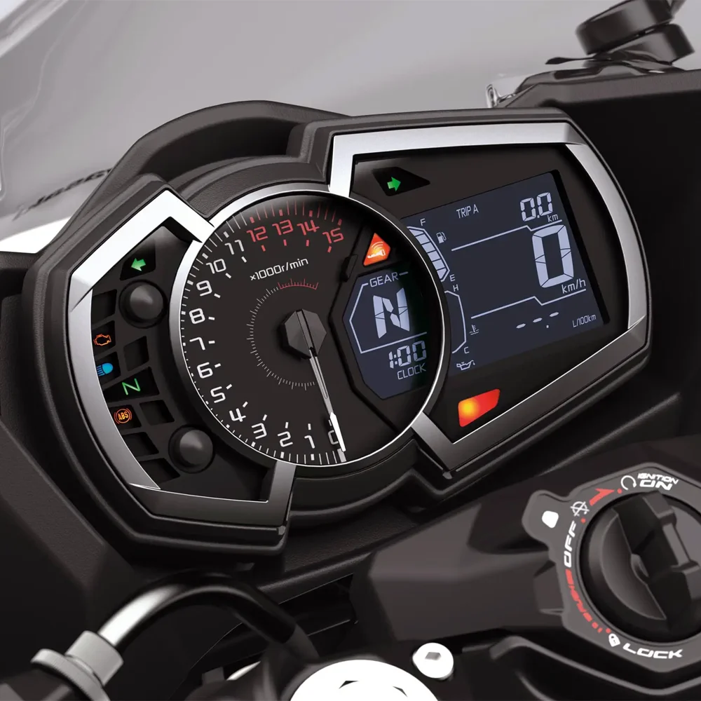 Motorcycle Gauge Cluster Motorcycle Dash Gauge Case Cover – Fits