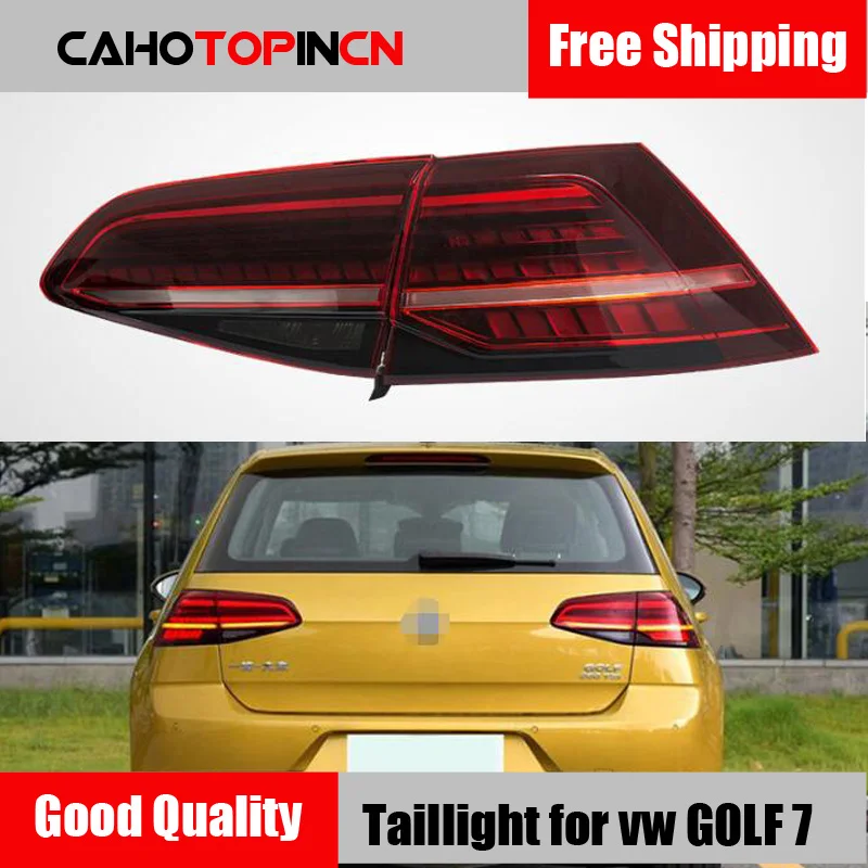 

12V LED Tail Lights Assembly For VW Golf 7 MK7 7.5 2013-2020 Tail Lamps With Dynamic Turning Lights Brake Reverse lights