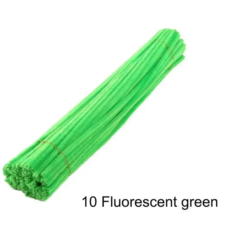 100/50Pcs Chenille Stems Bulk 22 Colors Chenille Pipe Cleaner Stems Kids Art and Crafts Projects and Decorations(6 mm x 12 inch) - Image 16