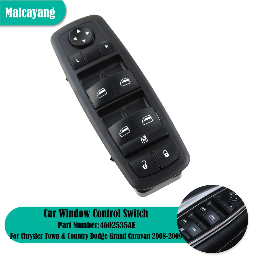 

Новый переключатель управления окном для Chrysler Town & Country Dodge Grand Caravan 2008-2009, автомобильные аксессуары 4602535AG
