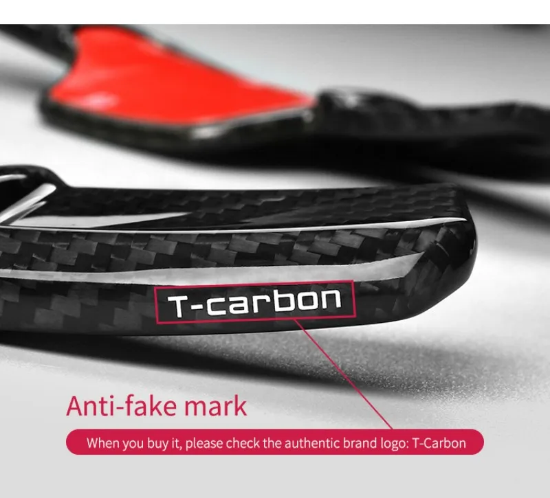 Carbon Fiber Extension Shift Paddle Shifter For Cadillac CT4 CT5 Low-end Version 2017-2022 Car Steering Wheel Paddle Shifters