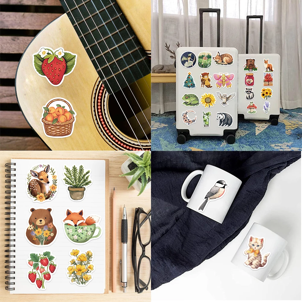 Charming Waterproof Vinyl Stickers for Water Bottles and Laptops