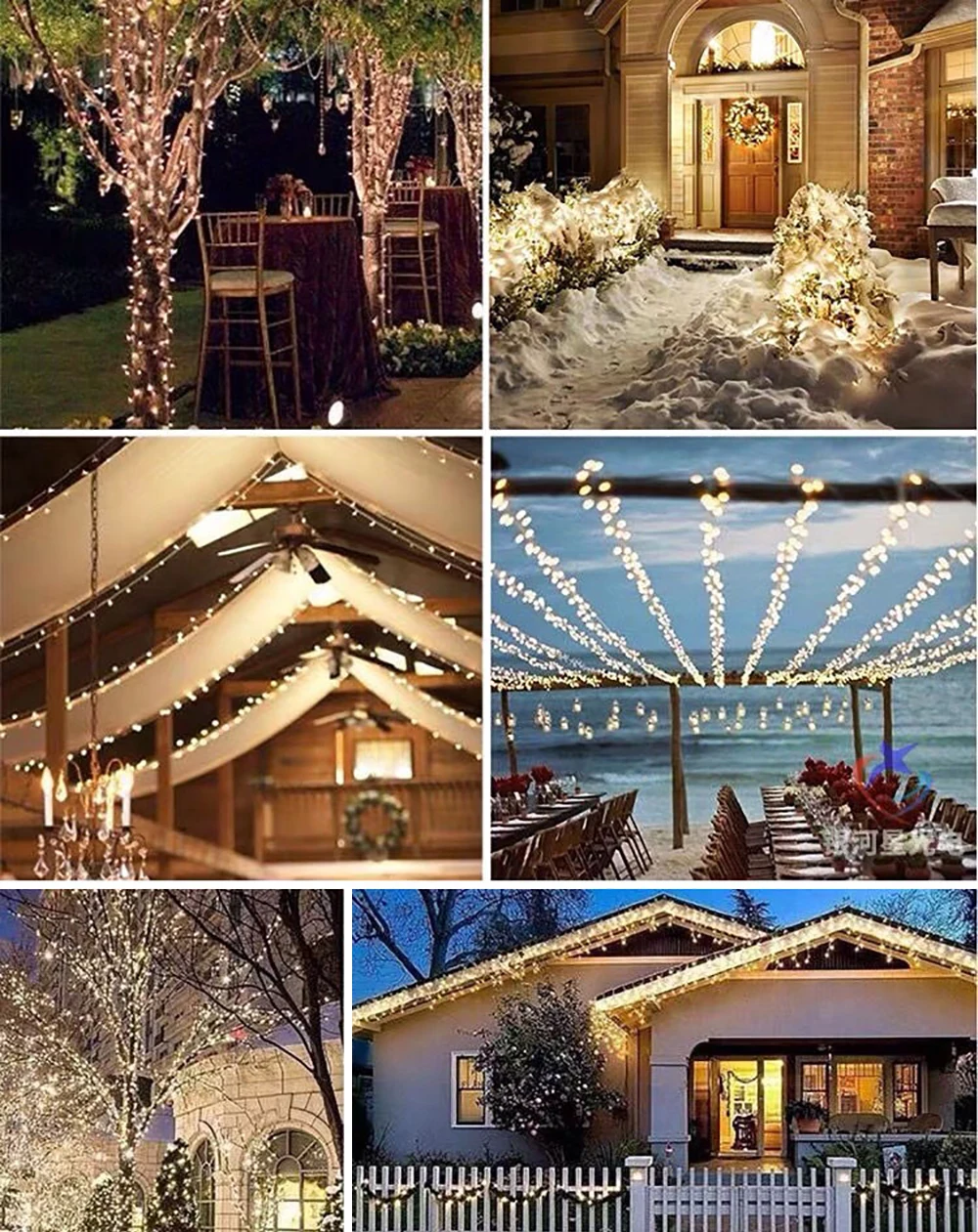 7m/12m/22m LED Solar Light Outdoor Festoon Garden Solar Lamp Decoration Waterproof Fairy Garland String Lights Christmas Party solar wall lights outdoor