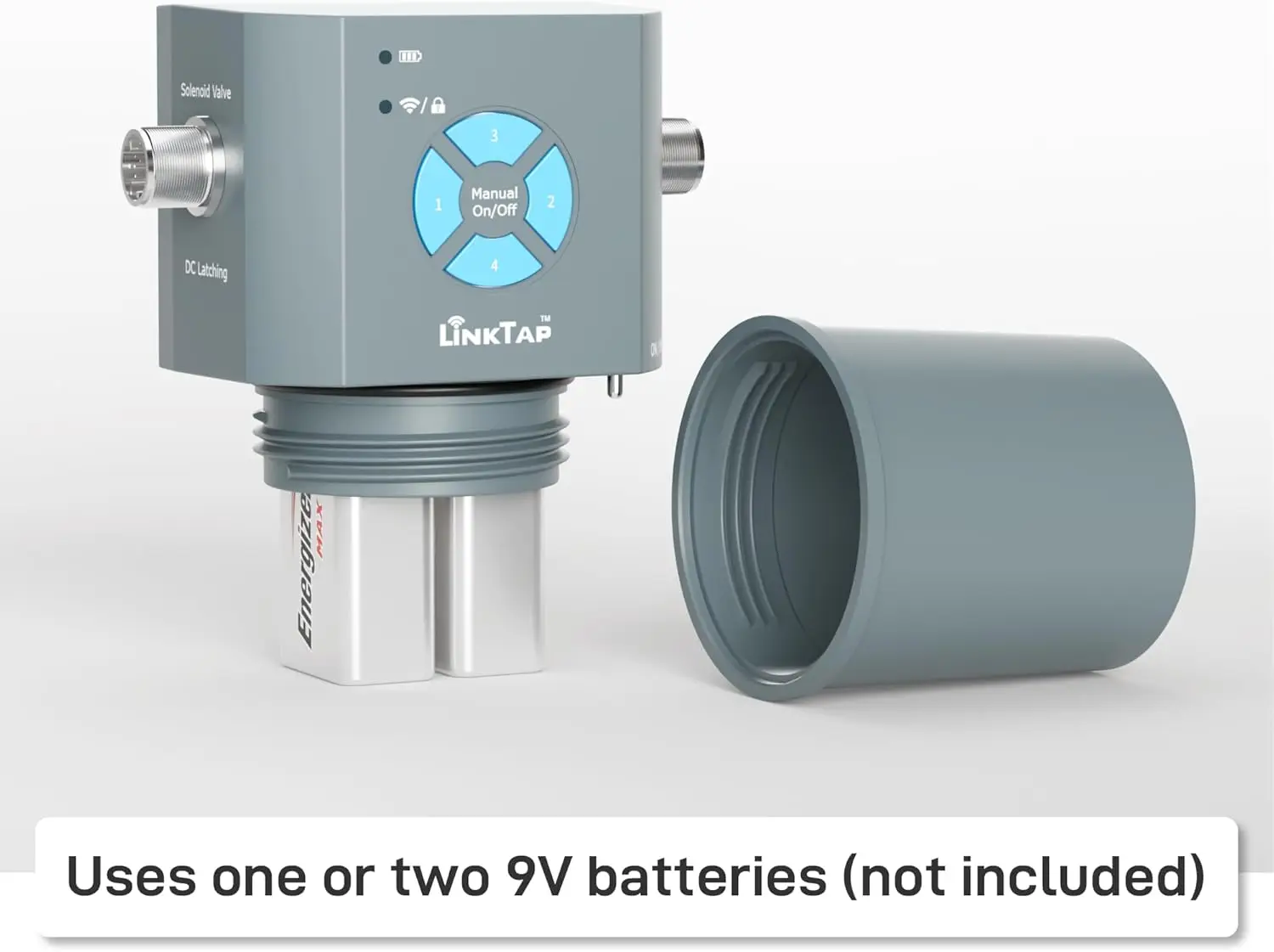Q1 4-Zone Wireless Water Timer and Gateway with Individual Ports and Integrated Flow Meters, Equivalent to Four G2S Smart Hose T