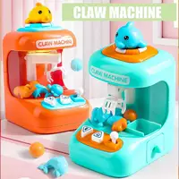 Mini Claw Doll Machine Electronic Arcade Game Coin Operated Pusher Toys Candys Grabber Prize Dispenser For Exciting Game 1