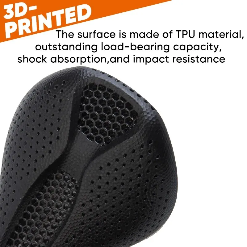 Bicycle saddle BUCKLOS 3D Printed Carbon Saddle MTB Road Bike Seat For Bicycle Hollow Light Weight Bike Seat Cushion Accessories