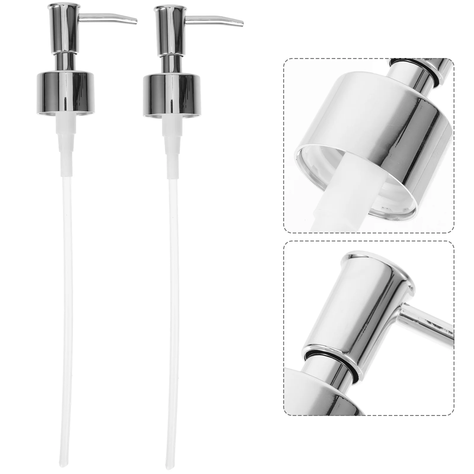 

2Pcs Lotion Dispenser Pump Soap Dispenser Pump Universal Dispensing Pump Replacement Pump