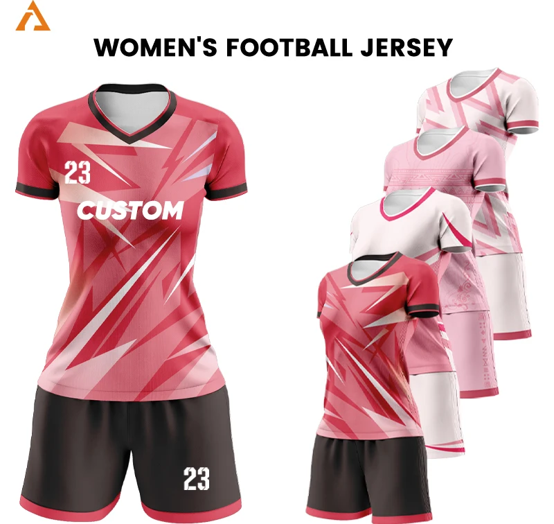 PersonalizedSublimationCustomWomenFootballJerseyShirtNewDesign